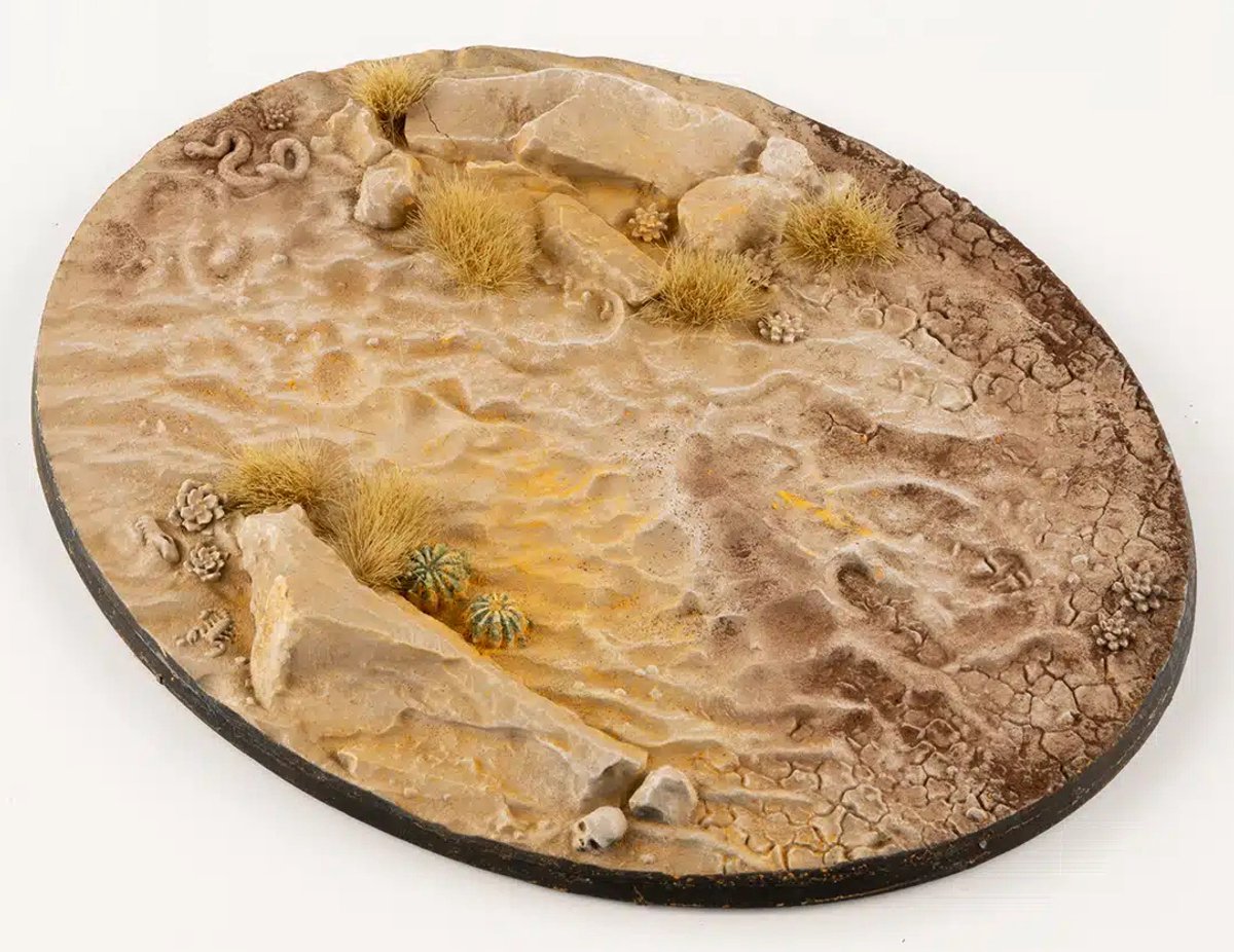 Deserts of Maahl Bases Pre-Painted (1x 120mm Oval)